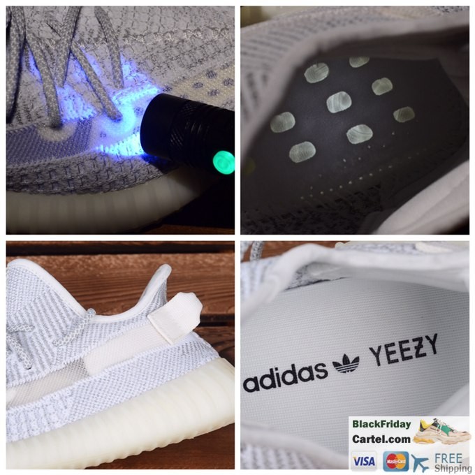 2021 New Adidas Yeezy Boost 350 V2 Static Reflective White Trainer Mens Cheap High Quality