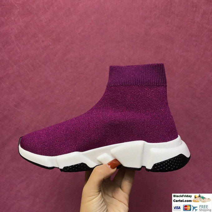 balenciaga speed trainer purple