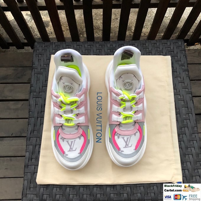 lv archlight sneaker pink