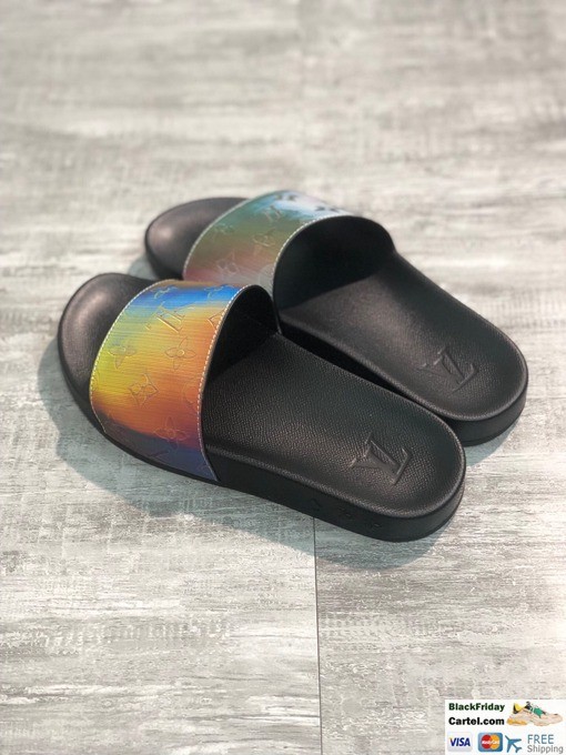 Louis vuitton rainbow slides Outlet