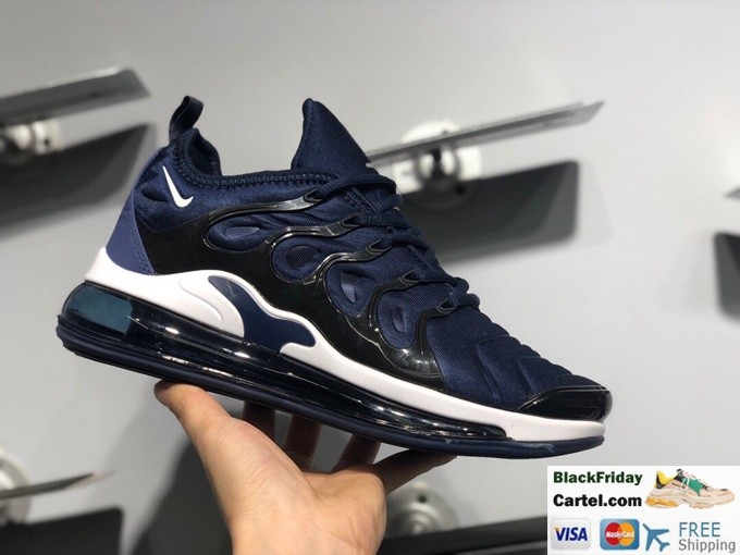 Nike Air Max 720 VM Mens Cushioned Running Shoes Dark Blue Nike Air Max 720 VM Mens Cushioned Running Shoes Dark Blue