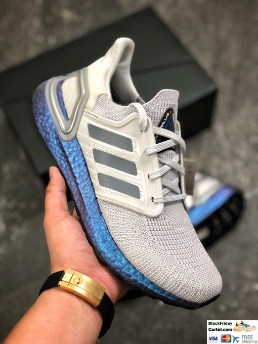 2019 New Adidas Ultra Boost 6 0 Grey Blue Woven Casual Running