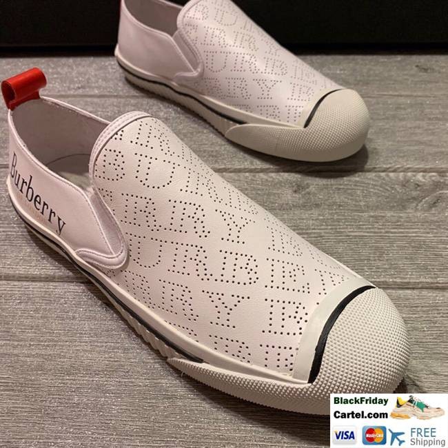 2019 New Burberry 2019 Explosion Models White Men S Lazy Shoes 1 1