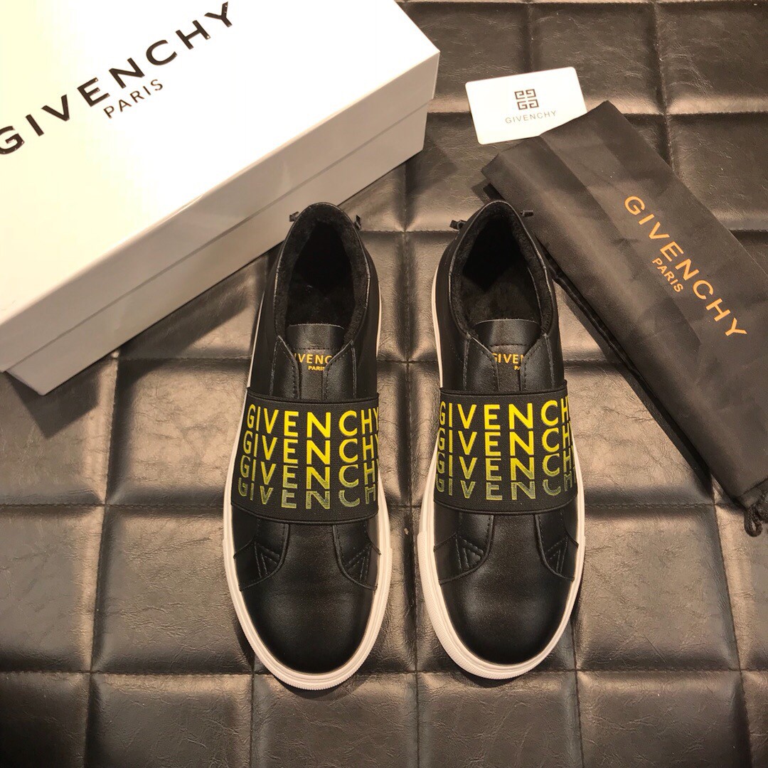 2019 New Givenchy 2018 Winter Black Plus Velvet Men S Casual Shoes