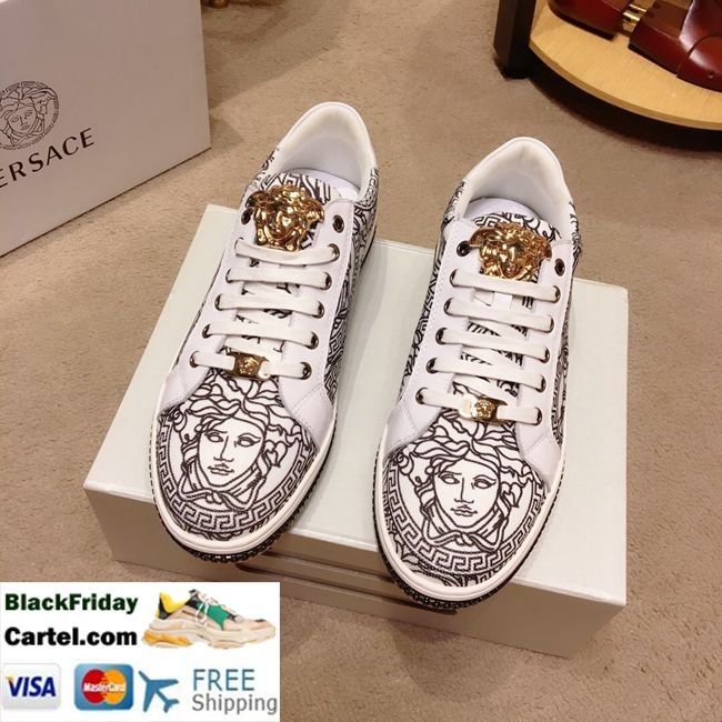 2019 New Versace 2019 New Men S Waterproof Brown Casual Shoes 1 1