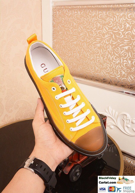 gucci shoes yellow