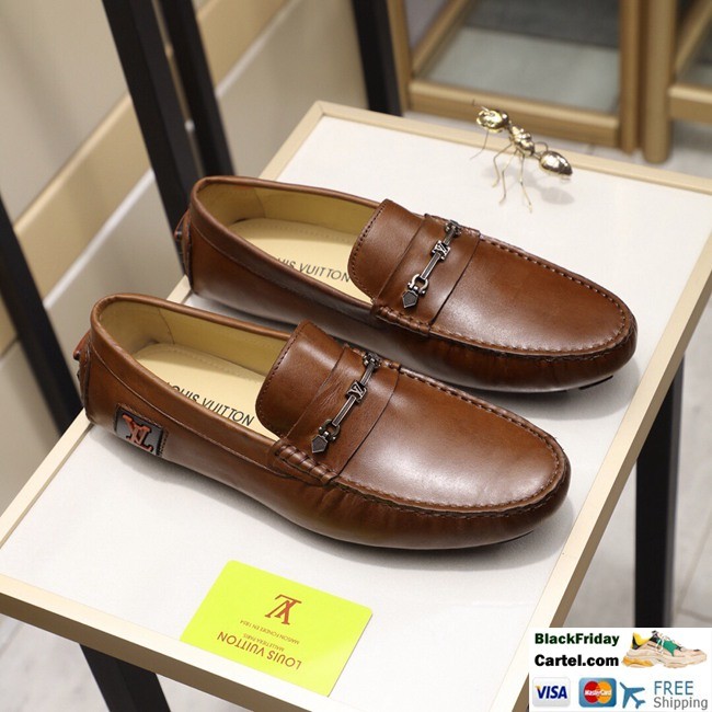2019 New Louis Vuitton 2019 Brown Explosion Fashion Casual Peas Men S Shoes 1 1 Quality