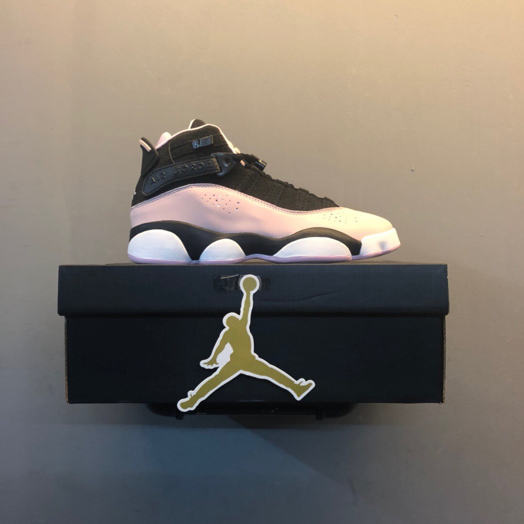 2019 New Men Air Jordan 6 Rings Gs Basketball Shoes Black Pink White 1 1 Quality