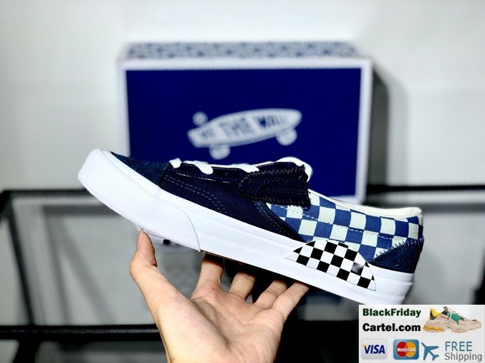 white slip on vans black friday