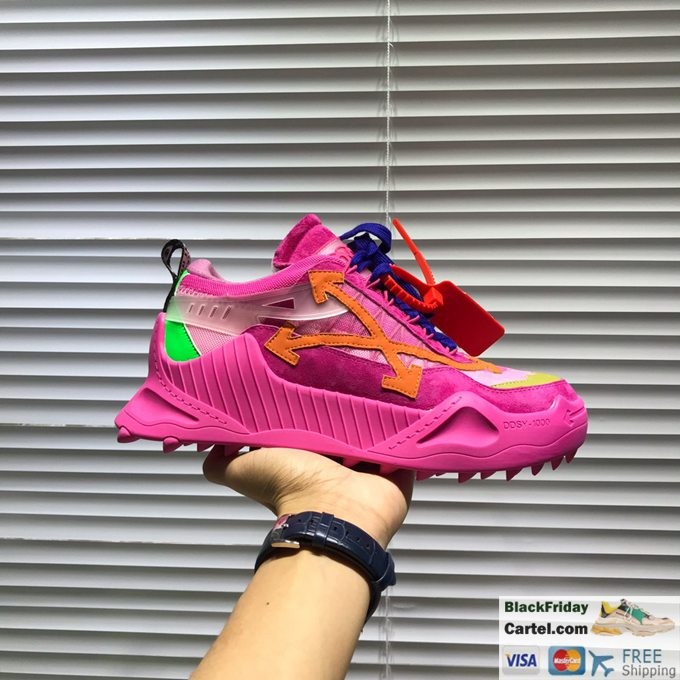 off white shoes pink