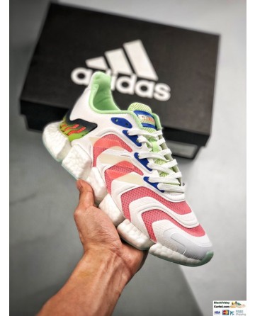 2020 Summer Adidas Climacool White & Pink Running Shoes
