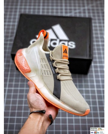 Adidas Alphabounce Beige & Orange Sneakers