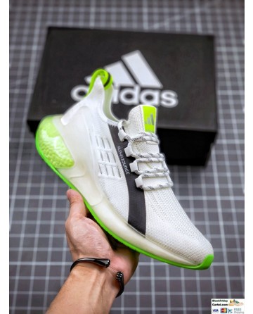 Adidas Alphabounce White & Green Sneakers