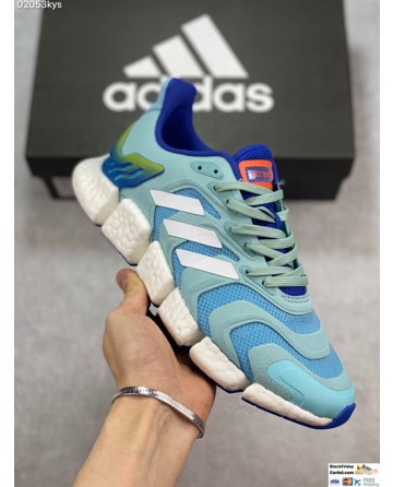 Adidas Climacool Boost Ice Blue and White Running Shoes