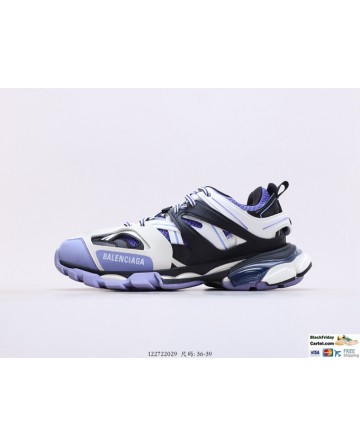 Balenciaga Track 3.0 Triple White & Purple & Black Shoes
