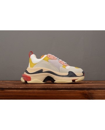 Balenciaga Triple S Vintage TPU Sports Shoes Mixed Color