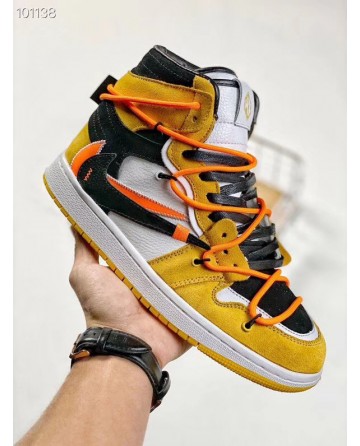 Futura x Off-White x Nike SB Dunk Low Orange Black Sneaker