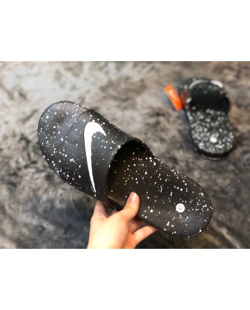 Nike Black Air Cushion Slippers