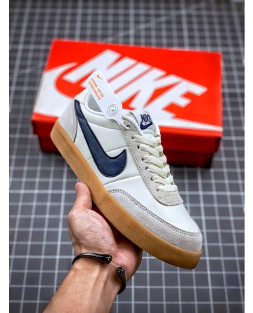 J Crew x Nike Killshot II Leather Shoes Blue Logo Low Shoes