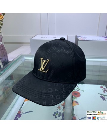 Louis Vuitton Black Baseball Cap For Men and Women