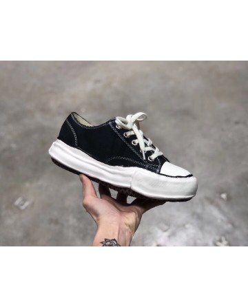 Maison Mihara Yasuhiro x Nigel Cabourn Black low Top Sneaker