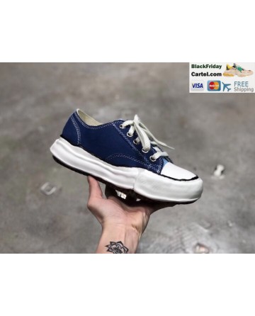 Maison Mihara Yasuhiro x Nigel Cabourn Dark Blue low Top Sneaker