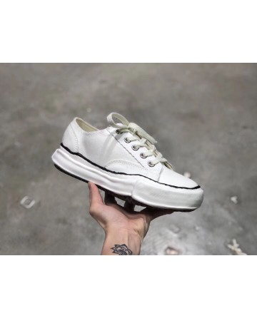 Maison Mihara Yasuhiro x Nigel Cabourn White low Top Sneaker