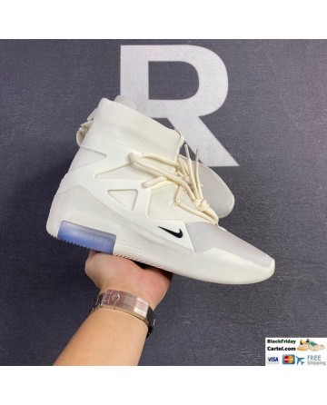 Men Nike Air Fear Of God 1 'Light Bone' Shoes