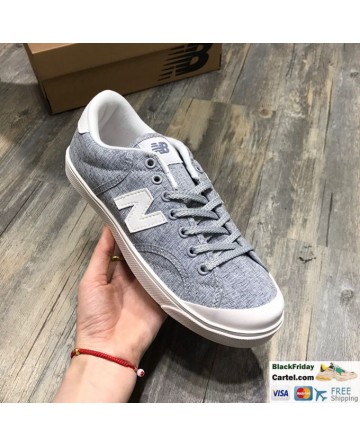New Balance Pro Court Canvas Casual Shoes Grey