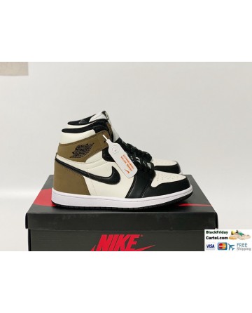 Nike Air Jordan 1 Retro High Black Mocha Shoes