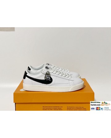 Nike Blazer Low LE White & Black Men's Shoes