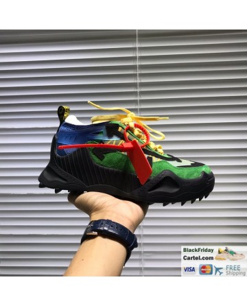 Off-White 2019 Dad Shoes Vintage Black & Green