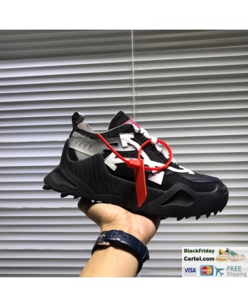Off-White 2019 Dad Shoes Vintage Black Sneaker