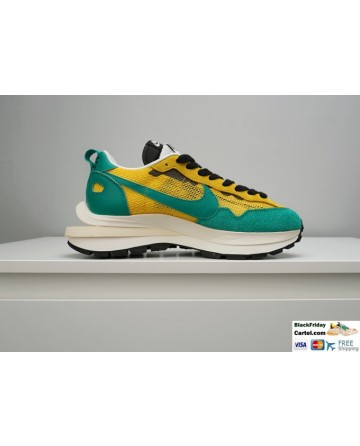 Sacai x Nike Pegasus Vaporfly Sneakers Green and Yellow