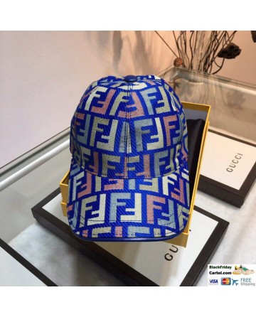 Unisex Fendi Forever FF Logo Baseball Hat