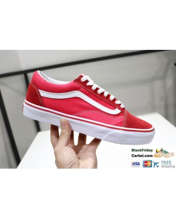 Vans Style 36 Dress Red Navy Suede Canvas Classic Sneakers