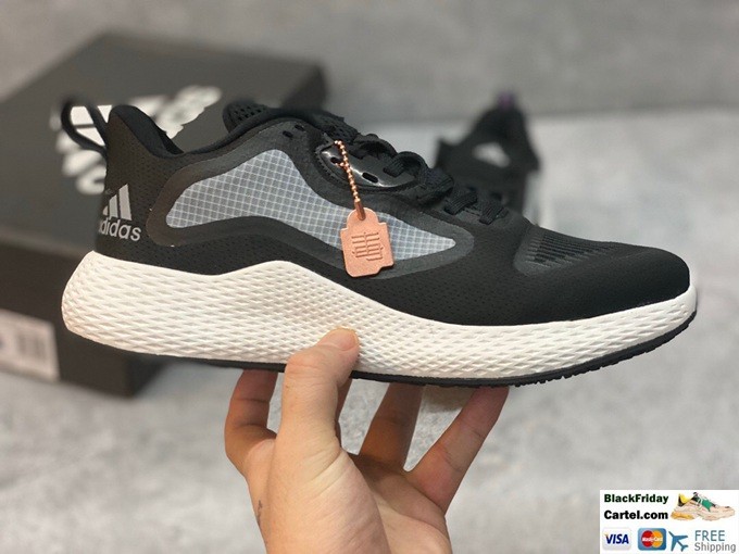 2021 New Cheap Adidas Edge RC 3 Black \u0026 White Mesh Upper Running Shoes Fast  Ship to Worldwide High Quality
