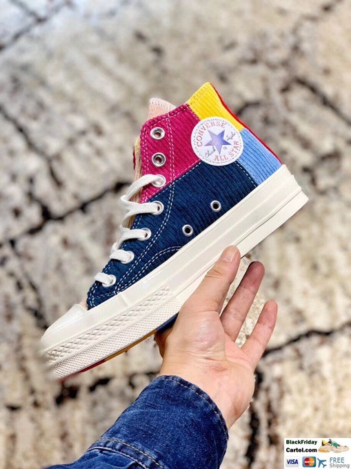 converse patchwork corduroy